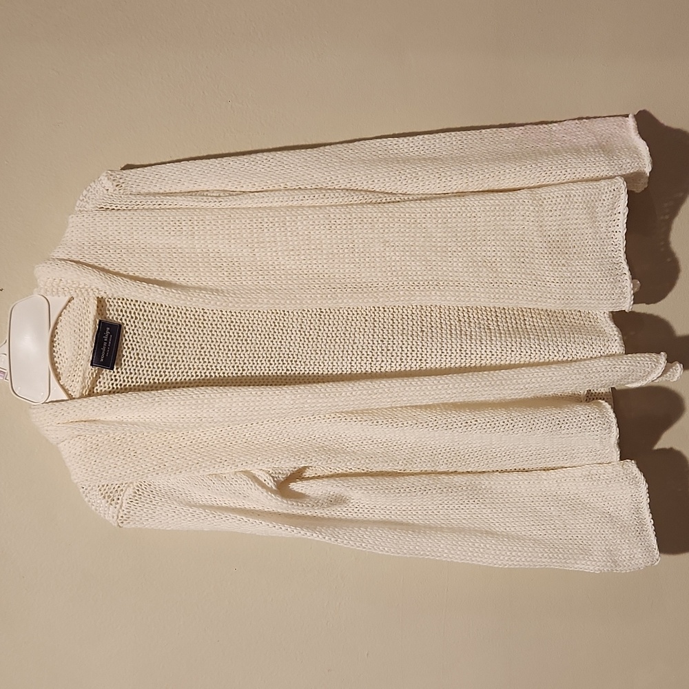 Wooden Ships Cream Cardigan Sweater